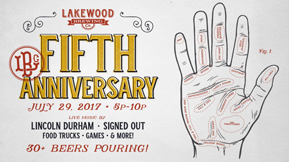 Lakewood Brewing Lion’s Share V Coming 7/29