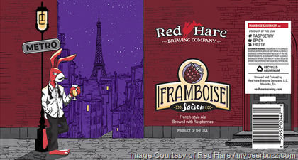 Red Hare Adding Framboise Saison 12oz Cans