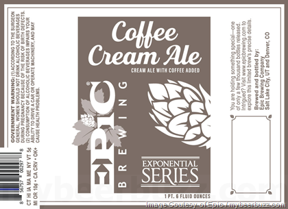 Epic Coffee Cream Ale Coming To Exponential Series
