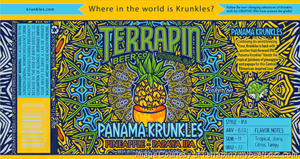Terrapin – NEW Panama Krunkles Pineapple / Papaya IPA 12oz Cans