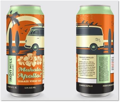 Iron Hill Debuts Mahalo, Apollo! with New Can Design
