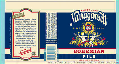 Narragansett – Bohemian Pils 12oz Cans