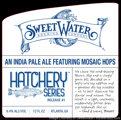 SweetWater Adding New Hatchery Series – Release # 1 Mosaic Hop IPA