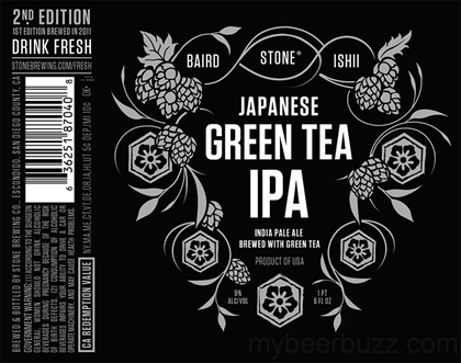 Stone / Baird / Ishii Japanese Green Tea IPA Returns To Bottles