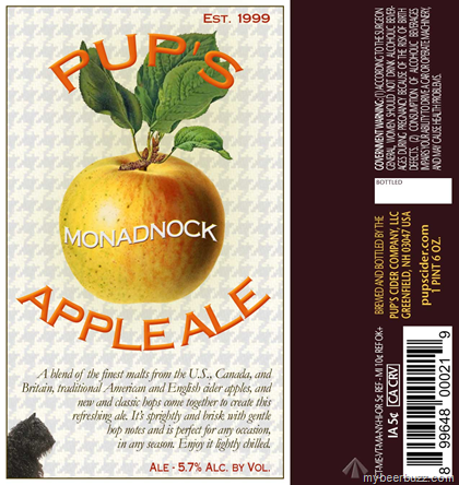 Pup’s – Monadnock Apple Ale