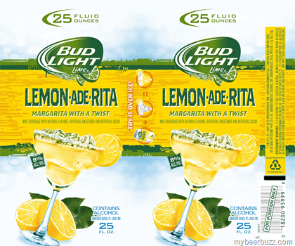 Bud Light Updates Lemon-Ade-Rita 25oz Cans