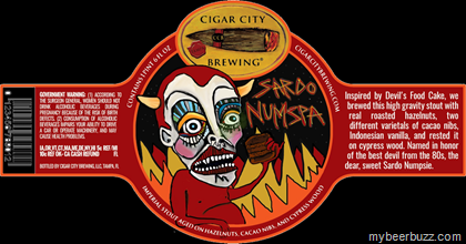 Cigar City – Sardo Numspa Devil’s Food Cake Stout