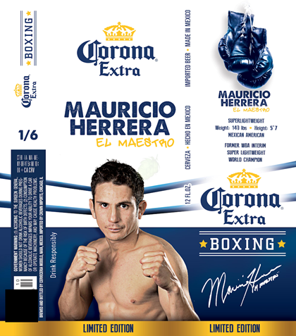 Corona Extra – Boxing Edition Cans: Mauricio Herrera, Bernard Hopkins, David Lemieux, Jorge Linares, Lucas Matthysse & Francisco Vargas
