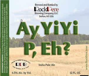 RockPere Brewing – Ay YiYi P, Eh? IPA, Uncle Fritz Francisco’s Oatmeal Stout & Peachy Wheat