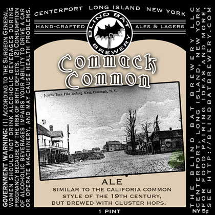 Blind Bat Brewery – Commack Common Ale
