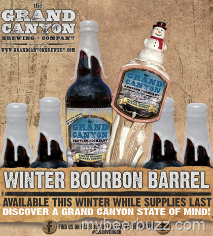 The Grand Canyon Brewing Winter Bourbon Barrel Bomber Returns 11/10