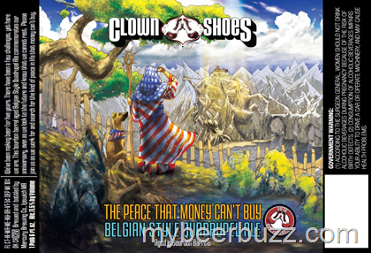 Clown Shoes – The Peace That Money Can’t Buy Belgian Quad (5th Anniversary Beer)