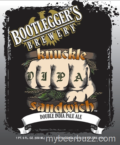 Bootlegger’s Brewery Limited Release Knuckle Sandwich DIPA Bottles Return