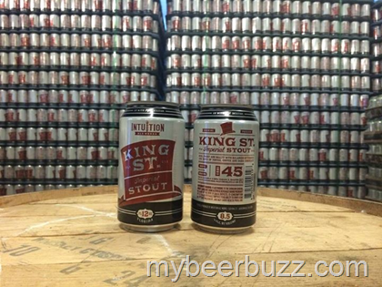 Intuition Ale Works King St. Imperial Stout Coming To Cans 8/2