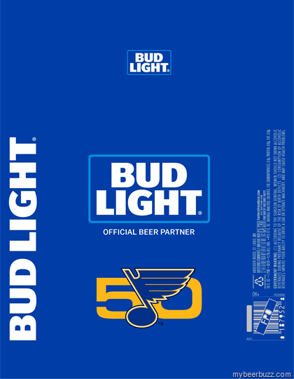 Bud Light – St. Louis Blues Aluminum Bottles