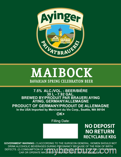 Ayinger – Maibock Coming To The U.S. In April