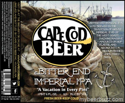 Cape Cod Beer Releases Bitter End Imperial IPA Bottles