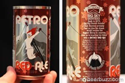 Big Sky Resort Celebrates 40th Anniversary With Lone Peak Brewery Retro Red Cans