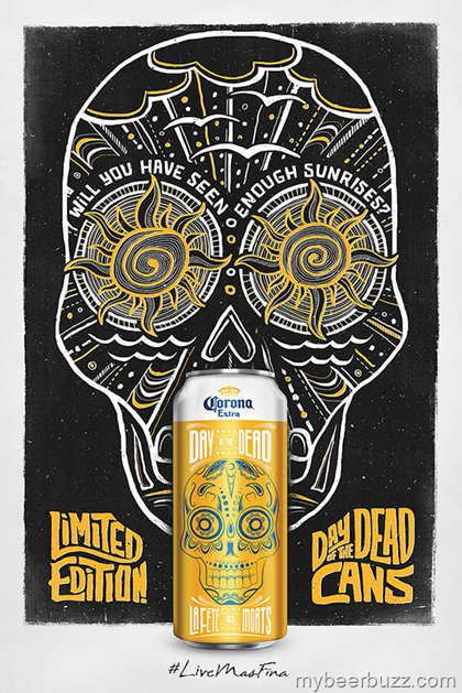 Corona Limited Edition Day Of The Dead Cans