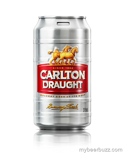 Carlton Draught – New Keg-Shaped Can Design From Amcor