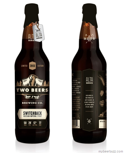 Two Beers – Alta Series Switchback Russian Imperial Stout Coming 2/2