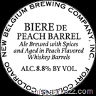 New Belgium – Biere de Peach Barrel, Prickly Pear Passion Barrel & Dunkel Apple Barrel
