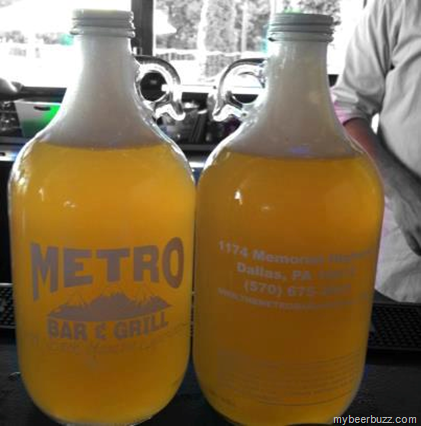 Metro Bar & Grill (Dallas, PA) Is Now Filling Growlers