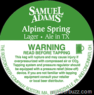 Sam Adams–Alpine Spring Lager
