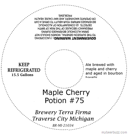 Brewery Terra Firma – Maple Cherry Potion # 75