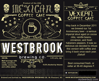 Westbrook – Mexican Coffee Cake 2016