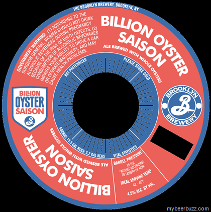 Brooklyn Brewery – Billion Oyster Saison