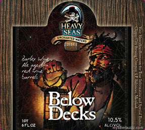 Heavy Seas Uncharted Waters 2016 – Below Decks Barleywine, The Greater Pumpkin, Blackbeard’s Breakfast & Red Sky At Morning