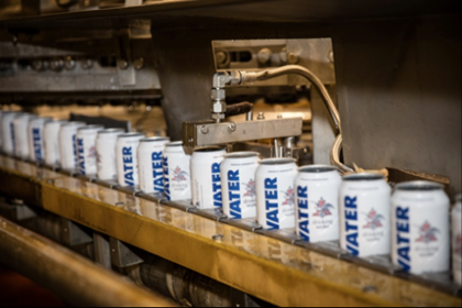 Anheuser-Busch Donates More Than 50,000 Cans Of Water To Those Affected By Record Rainfall And Severe Flooding In Houston