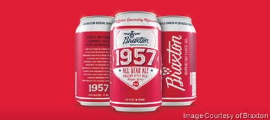 Braxton Adding 1957 All Star Ale Cans