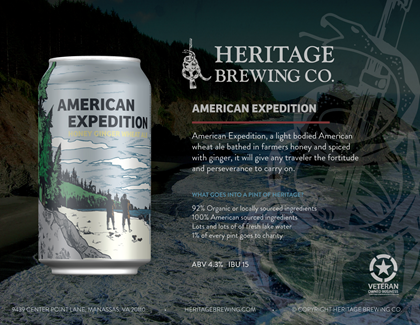 Heritage Brewing To Release American Expedition Cans 5/1
