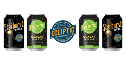 Ecliptic – Starburst IPA & Quasar Pale Cans Coming 3/3