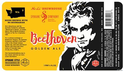 No-Li Collaborating with The Spokane Symphony For Beethoven Golden Ale
