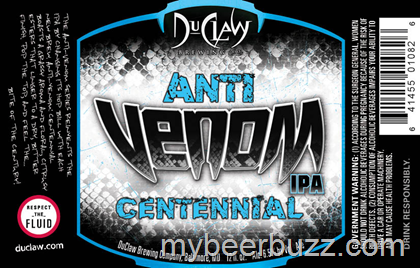 DuClaw – Anti-Venom Centennial IPA