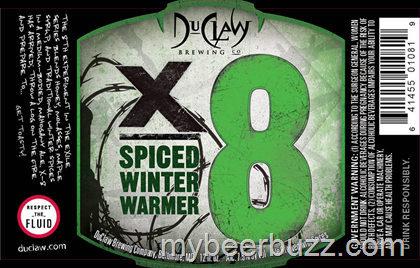 DuClaw Exile Series – X8 Spiced Winter Warmer