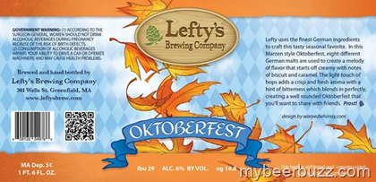 Lefty’s Oktoberfest Coming 9/14 & Honey Brown 9/18
