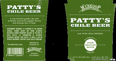 Wynkoop – Patty’s Chile Beer Now Available In 12-Can 4-packs