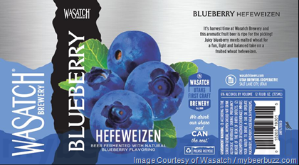 Wasatch Brewery – Blueberry Hefeweizen Cans