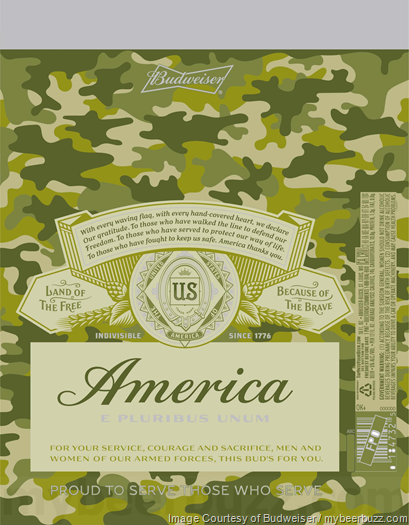 Budweiser Launching America Camo Cans
