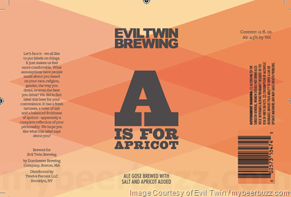 Evil Twin – A Is For Apricot Gose