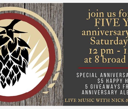 Good Nature Farm Brewery 5-Year Anniversary Ale Coming 1/21