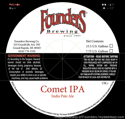 Founders Brewing – Comet IPA