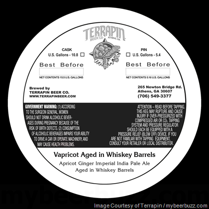 Terrapin – Vapricot Aged In Whiskey Barrels & Hop Selection Aged In Bourbon Barrels