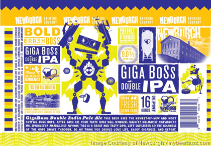 NewBurgh Brewing – Giga Boss DIPA 16oz Cans