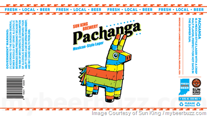 Sun King Adding Pachanga Mexican-Style Lager Cans