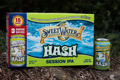 SweetWater Releases Hash Session IPA 15-Packs & 16oz Cans